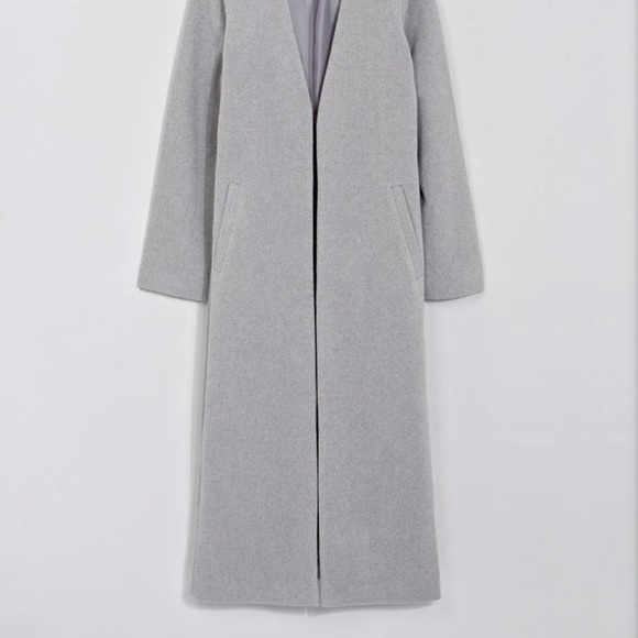 Native Youth Dusk Overcoat Light Grey Size Large - Picture 3 of 9